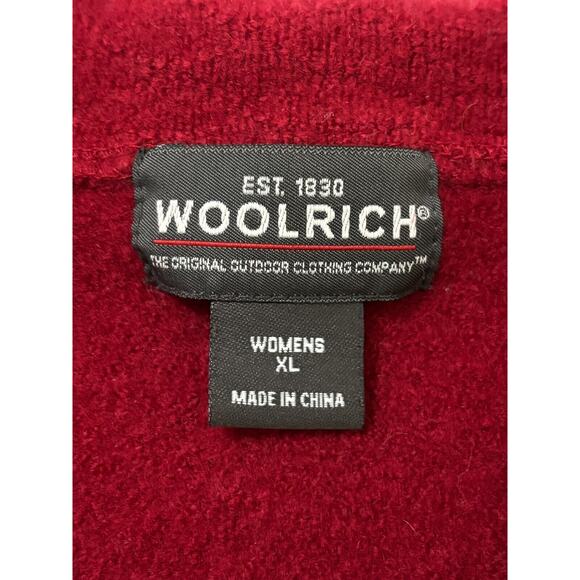 WOOLRICH Womens Size XL Full Zip Up Ruby 100% Wool Vest - Picture 9 of 12